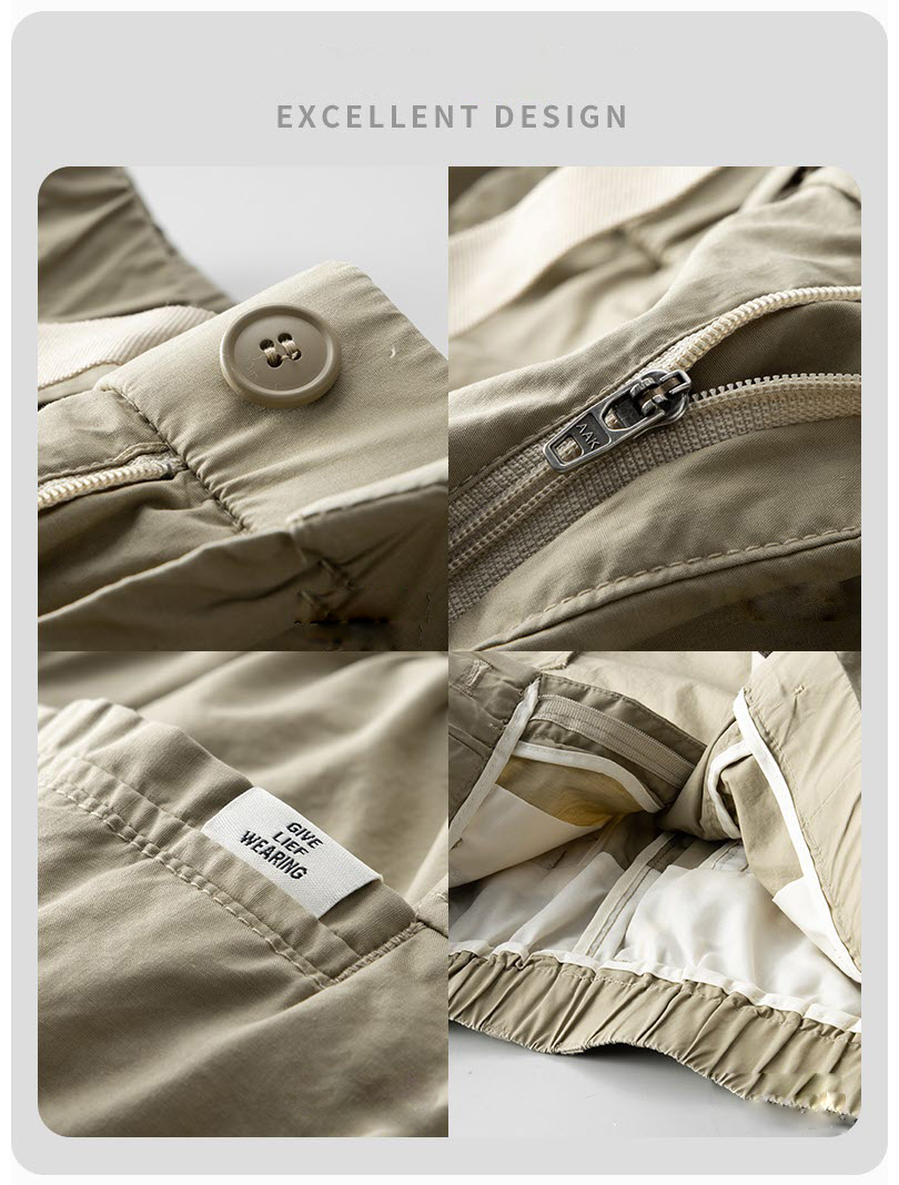 Quần short nam lưng thun túi hộp ManStar MS198 100% cotton