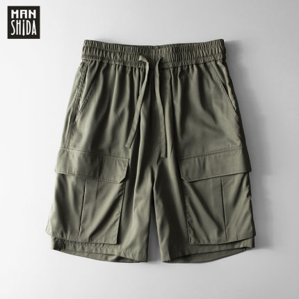 Quần short nam lưng thun ManStar MS1012 new trend co giãn tốt