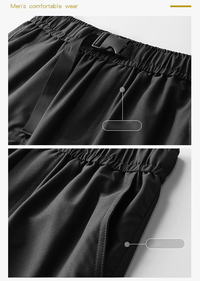 Quần short nam lưng thun ManStar MS1013 new trend co giãn tốt