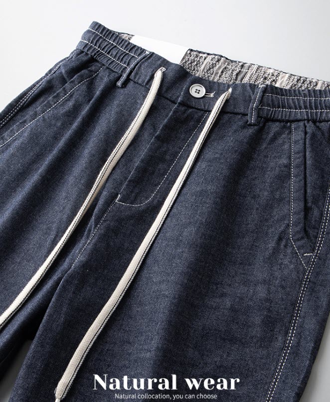 Quần short jean nam lưng thun ManStar MS25506 new trend 2022