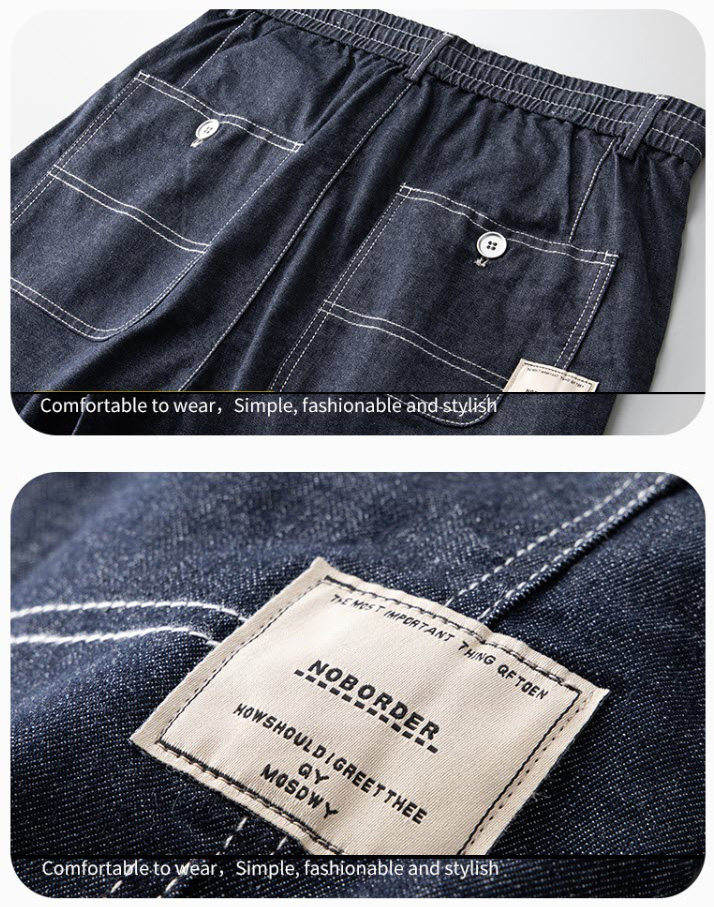 Quần short jean nam lưng thun ManStar MS25506 new trend 2022