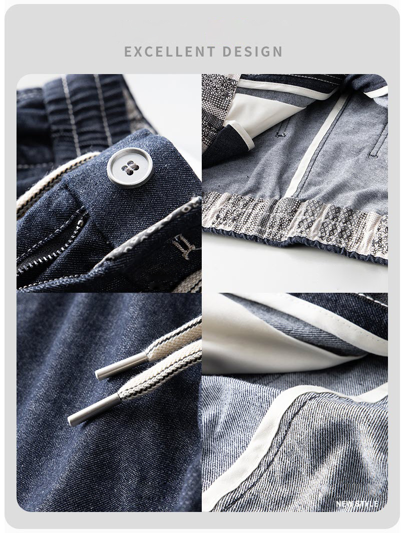 Quần short jean nam lưng thun ManStar MS25506 new trend 2022