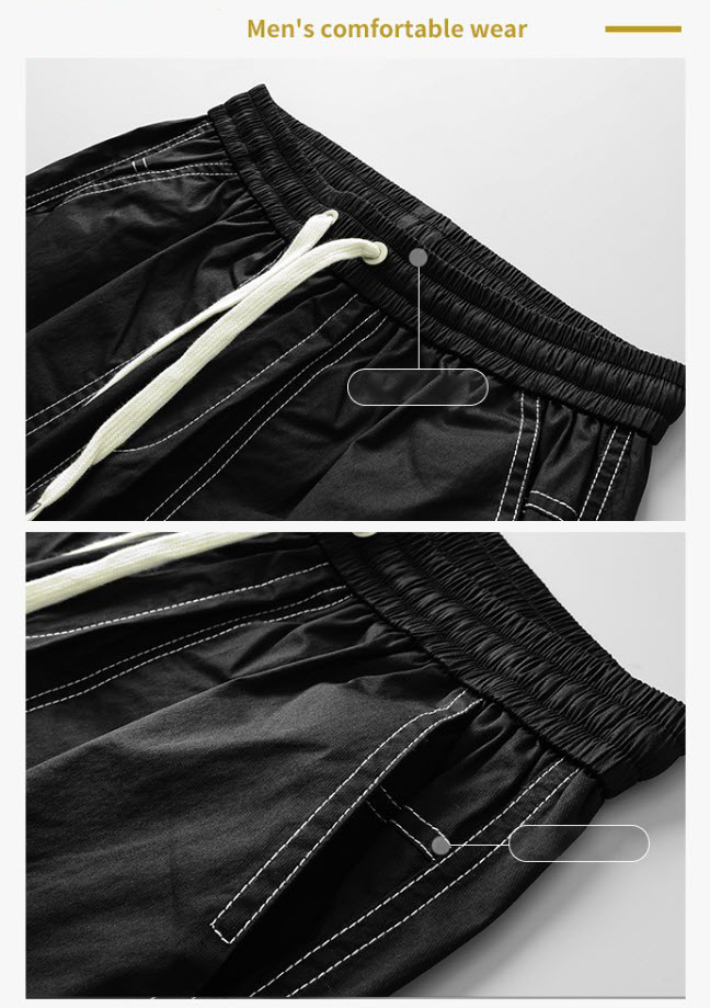 Quần short nam ice silk ManStar MS8126 summer style 2022