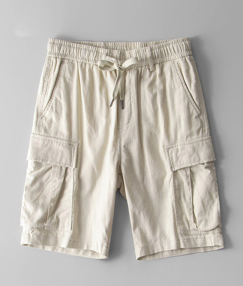 Quần short linen nam ManStar TC116 summer trend 2022