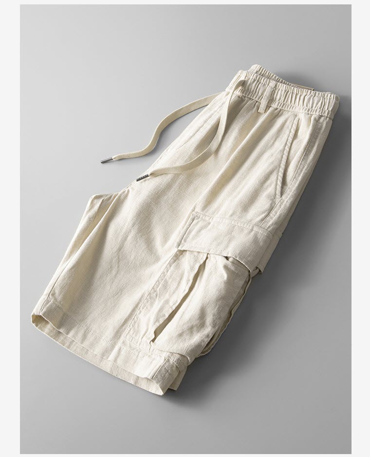 Quần short linen nam ManStar TC116 summer trend 2022