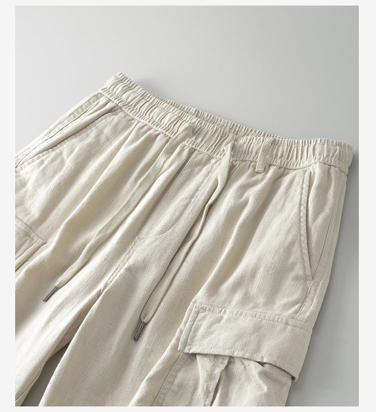 Quần short linen nam ManStar TC116 summer trend 2022