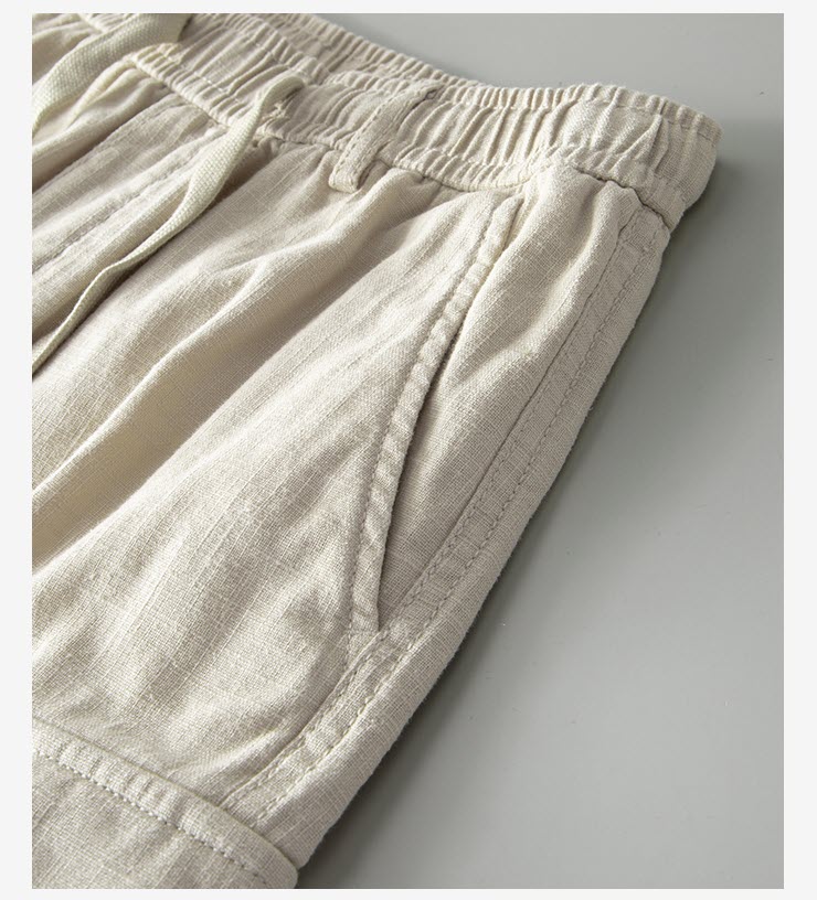 Quần short linen nam ManStar TC116 summer trend 2022