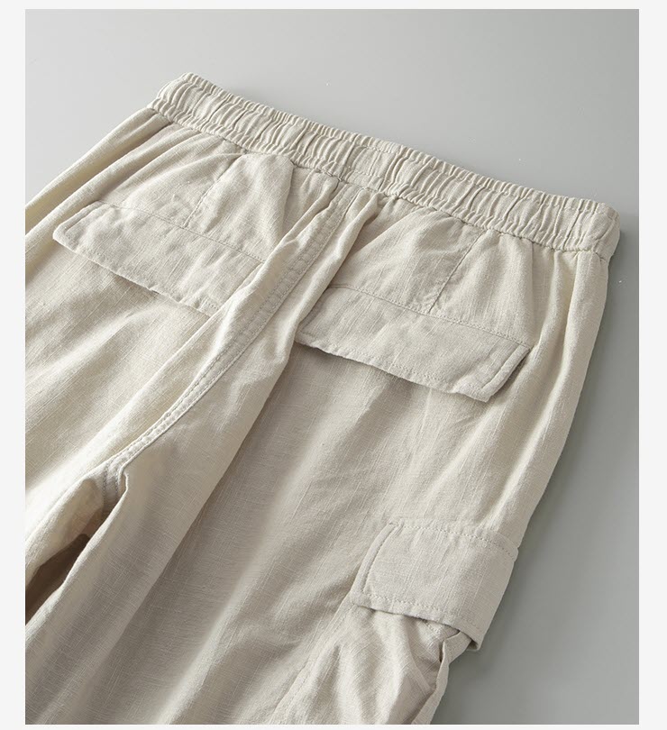 Quần short linen nam ManStar TC116 summer trend 2022