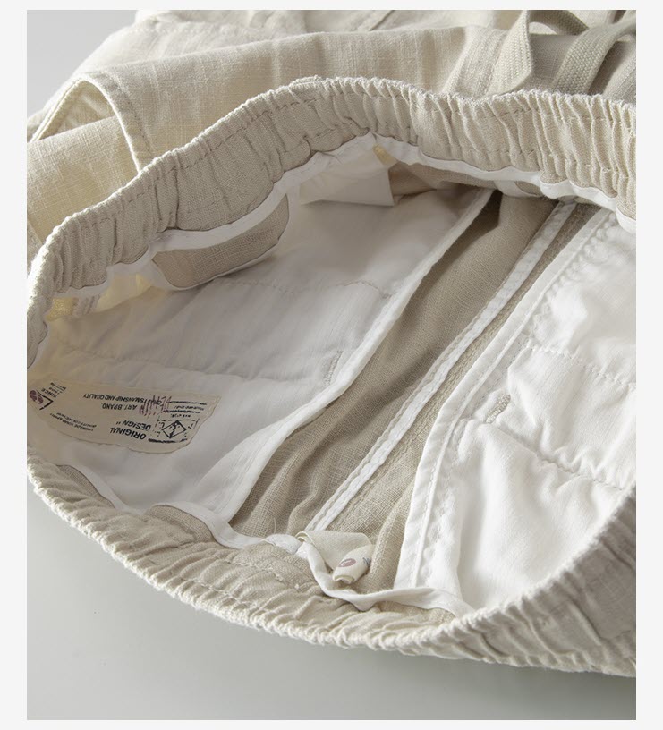 Quần short linen nam ManStar TC116 summer trend 2022