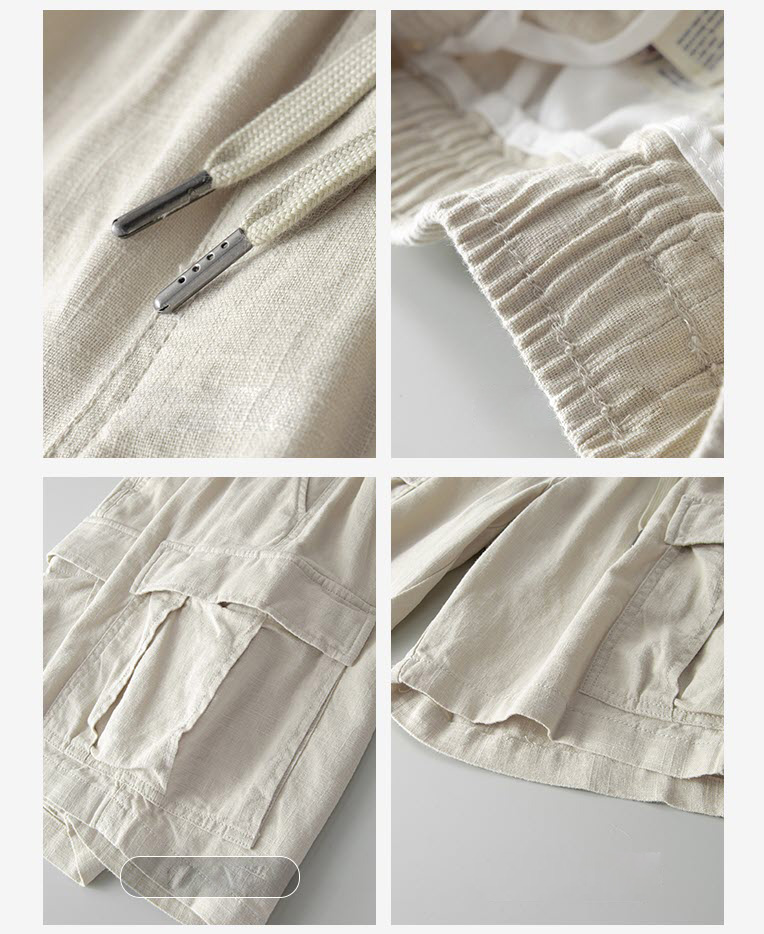 Quần short linen nam ManStar TC116 summer trend 2022
