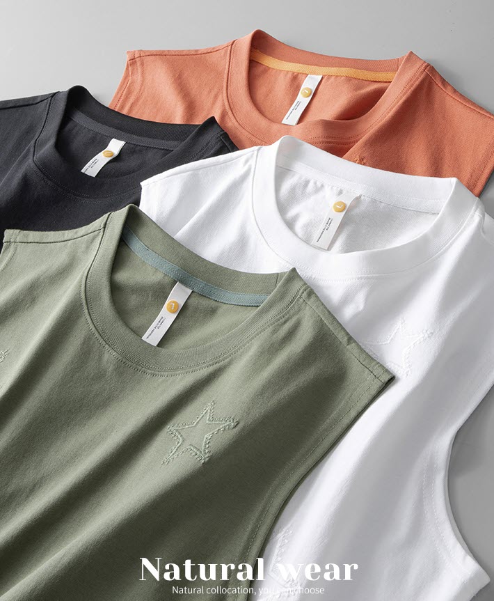 Áo thun ba lỗ nam ManStar MS2291 cotton 100% summer trend 2022