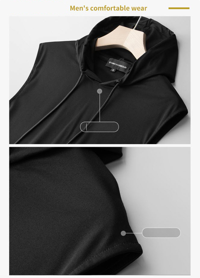 Áo khoác hoodie ba lỗ áo ghi lê nam ManStar MS1127 style 2022