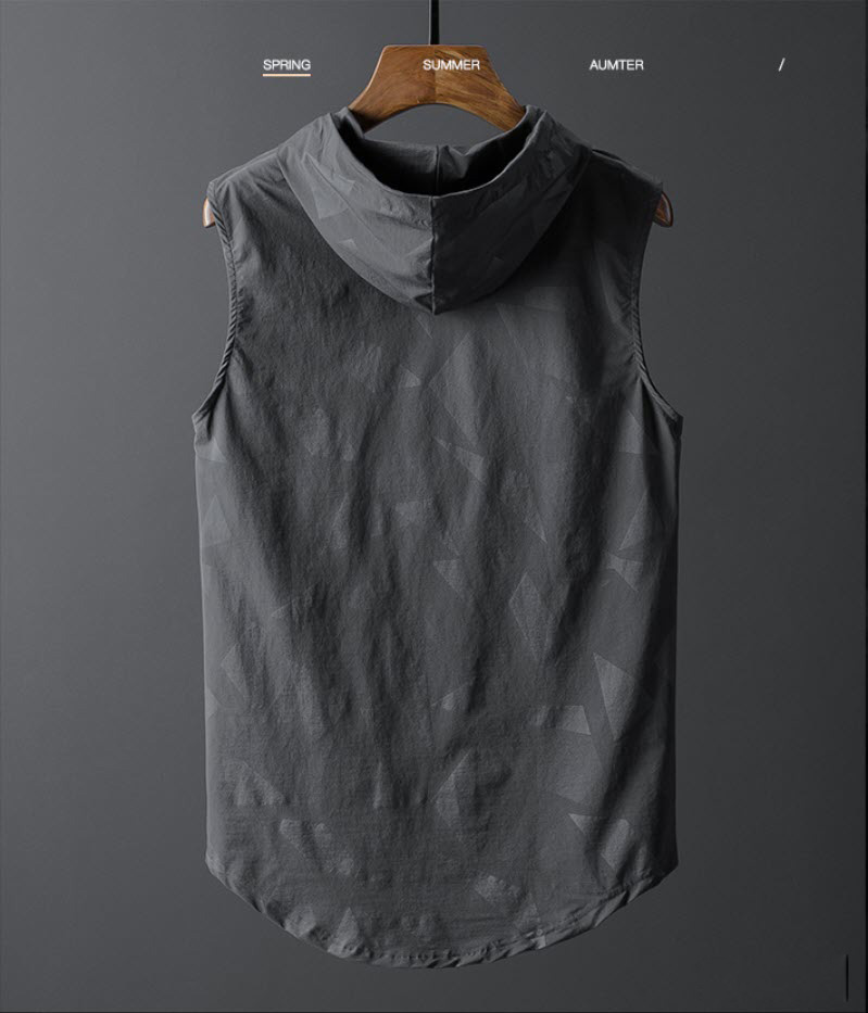 Áo khoác hoodie ba lỗ nam ManStar BN089 summer style 2022