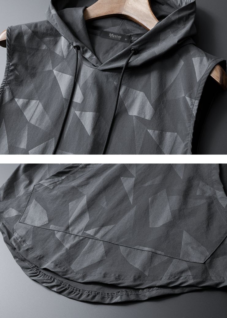 Áo khoác hoodie ba lỗ nam ManStar BN089 summer style 2022