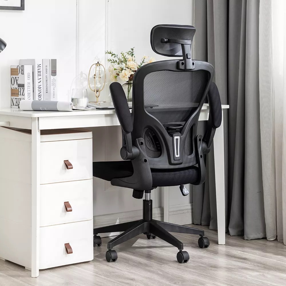 Ghế văn phòng chân xoay mặt lưới Pinrui PR7036 khung plastic