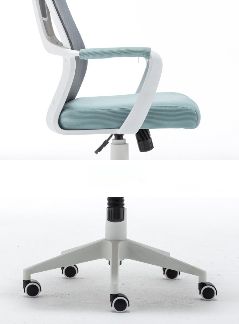 Ghế văn phòng chân xoay mặt lưới Pinrui PR7035 khung plastic