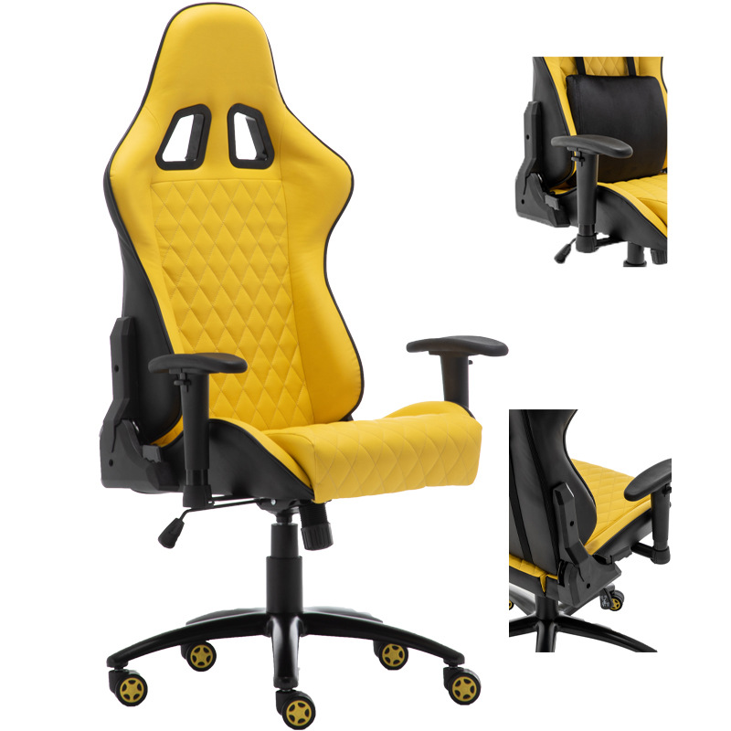 Ghế gaming chân xoay Pinrui PR6020 da PU ngả lưng 180 độ