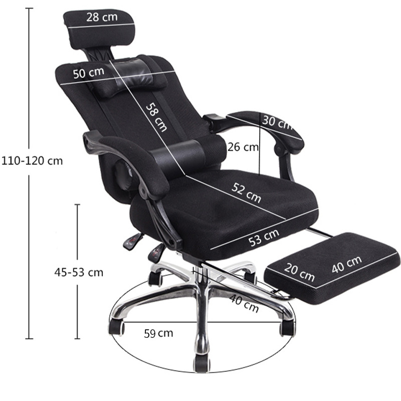 Ghế văn phòng ghế làm việc vải lưới Lectra JT925 ngả lưng 150 độ