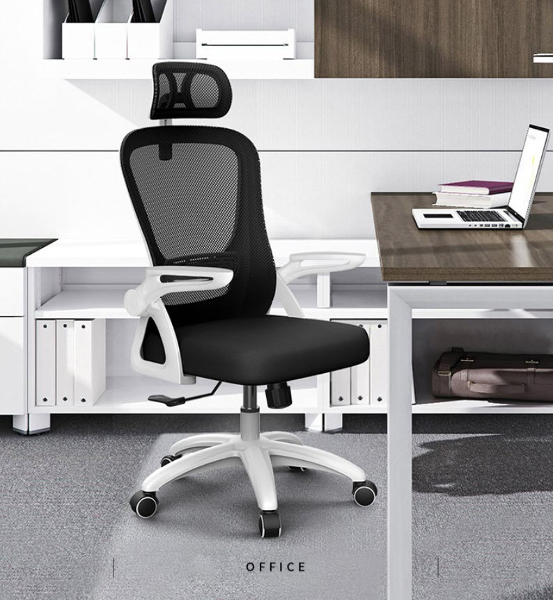 Ghế văn phòng mặt lưới Lectra JT189 ngả lưng 30 độ có tựa đầu