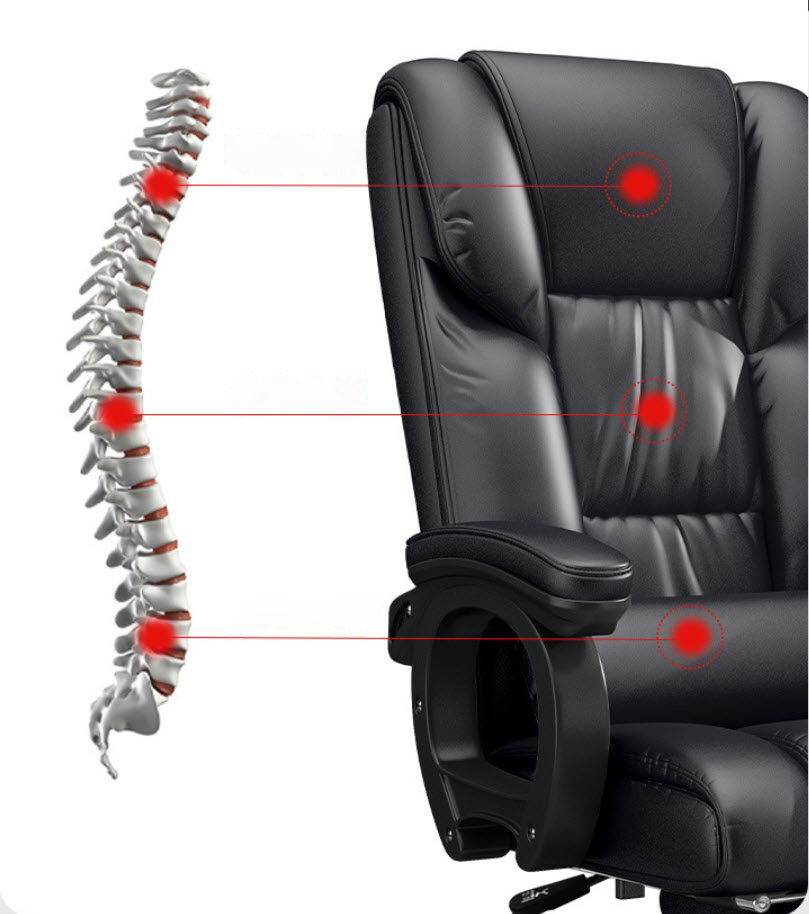 Ghế văn phòng ghế CEO Lectra JT509 ngả lưng 150 độ có gác chân