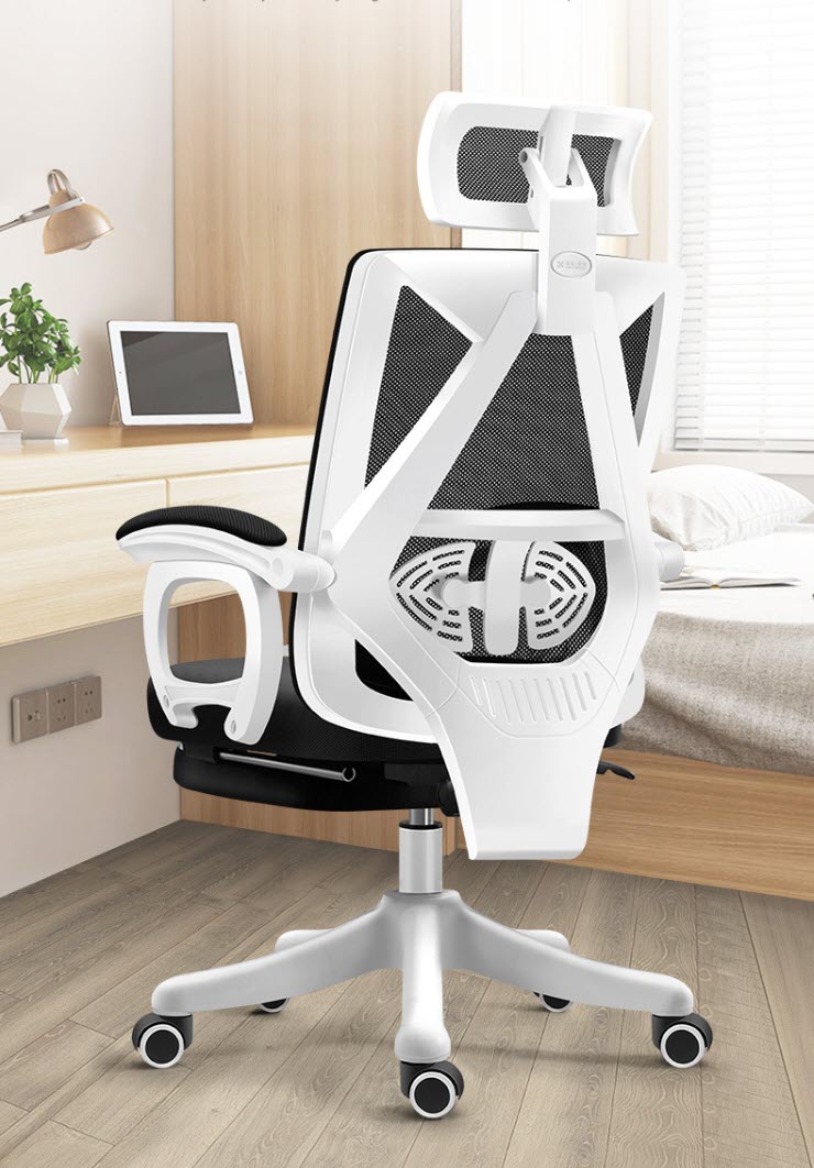 Ghế văn phòng ghế làm việc mặt lưới Lectra JT960 ngả lưng 135 độ có gác chân