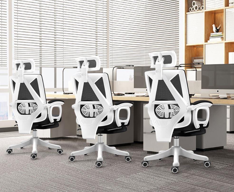Ghế văn phòng ghế làm việc mặt lưới Lectra JT960 ngả lưng 135 độ có gác chân
