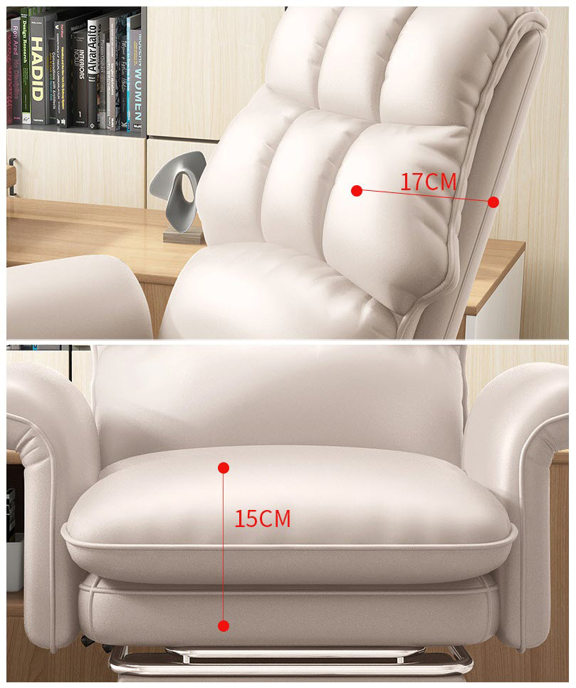 Ghế làm việc ghế thư giãn Lectra JT006 ngả lưng 145 độ có gác chân