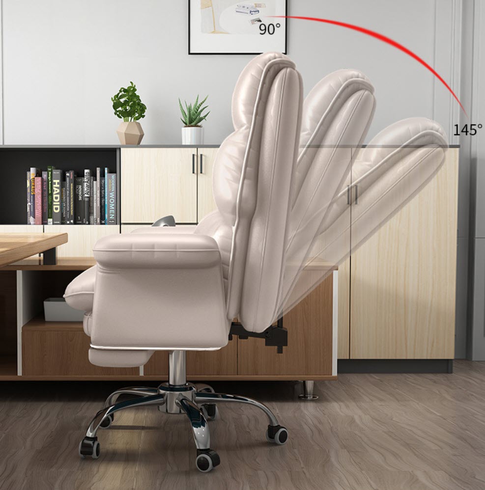 Ghế làm việc ghế thư giãn Lectra JT006 ngả lưng 145 độ có gác chân