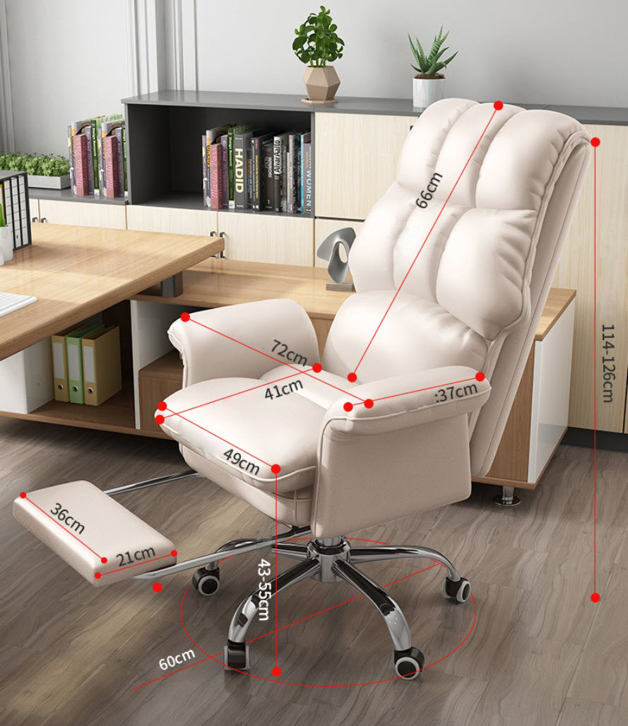 Ghế làm việc ghế thư giãn Lectra JT006 ngả lưng 145 độ có gác chân