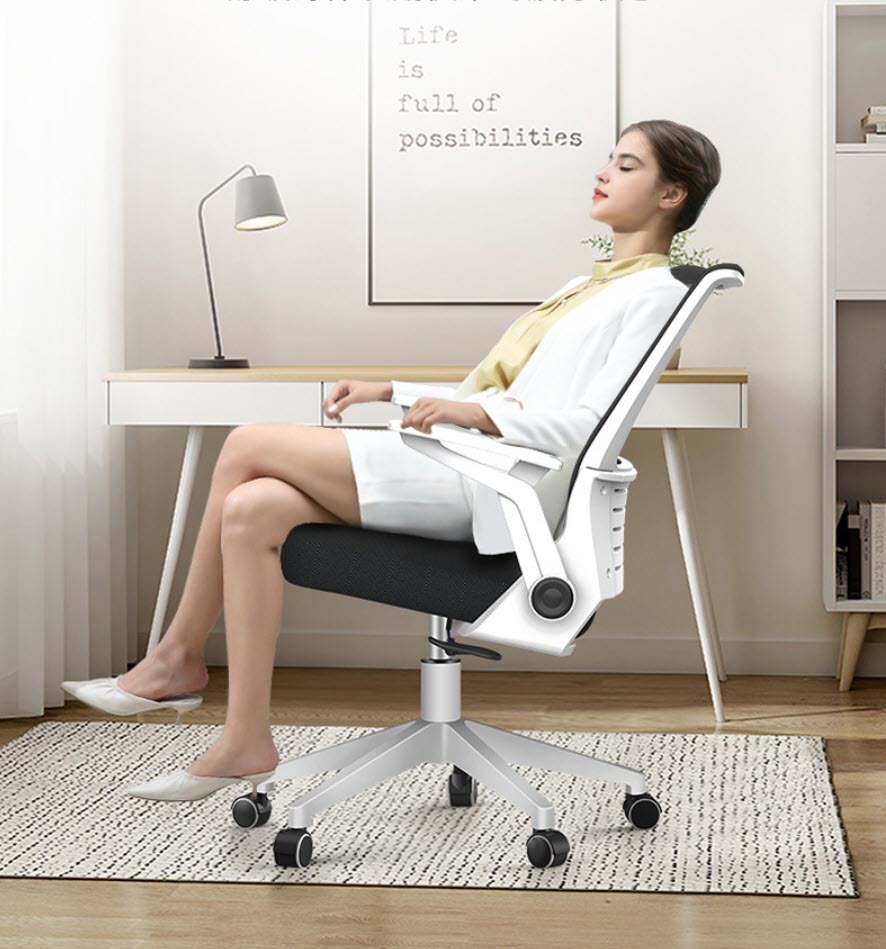 Ghế văn phòng ghế làm việc mặt lưới Lectra JT199 ngả lưng 120 độ mặt ngồi đệm