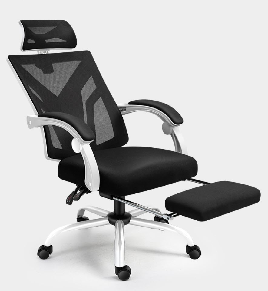 Ghế văn phòng ghế làm việc mặt lưới Lectra JT166 ngả lưng 150 độ có gác chân
