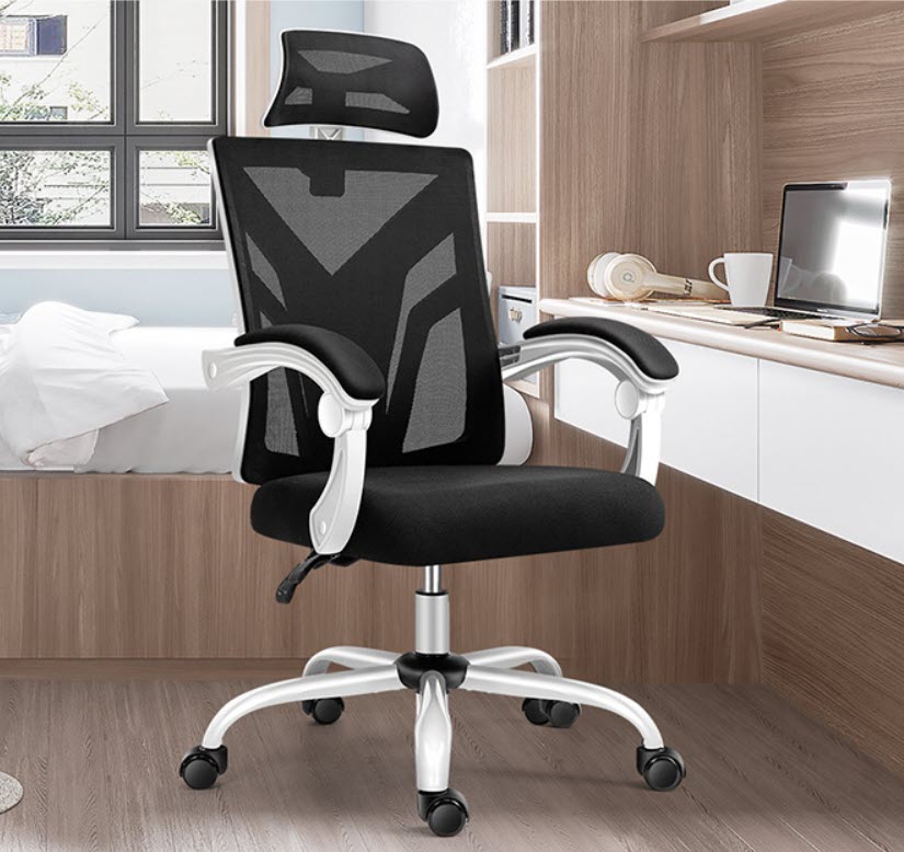 Ghế văn phòng ghế làm việc mặt lưới Lectra JT166 ngả lưng 150 độ có gác chân