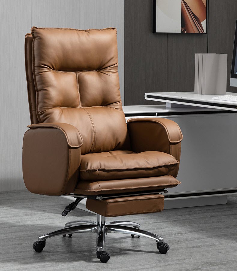 Ghế CEO ghế làm việc thư giãn Lectra WY001 ngả lưng 170 độ có gác chân