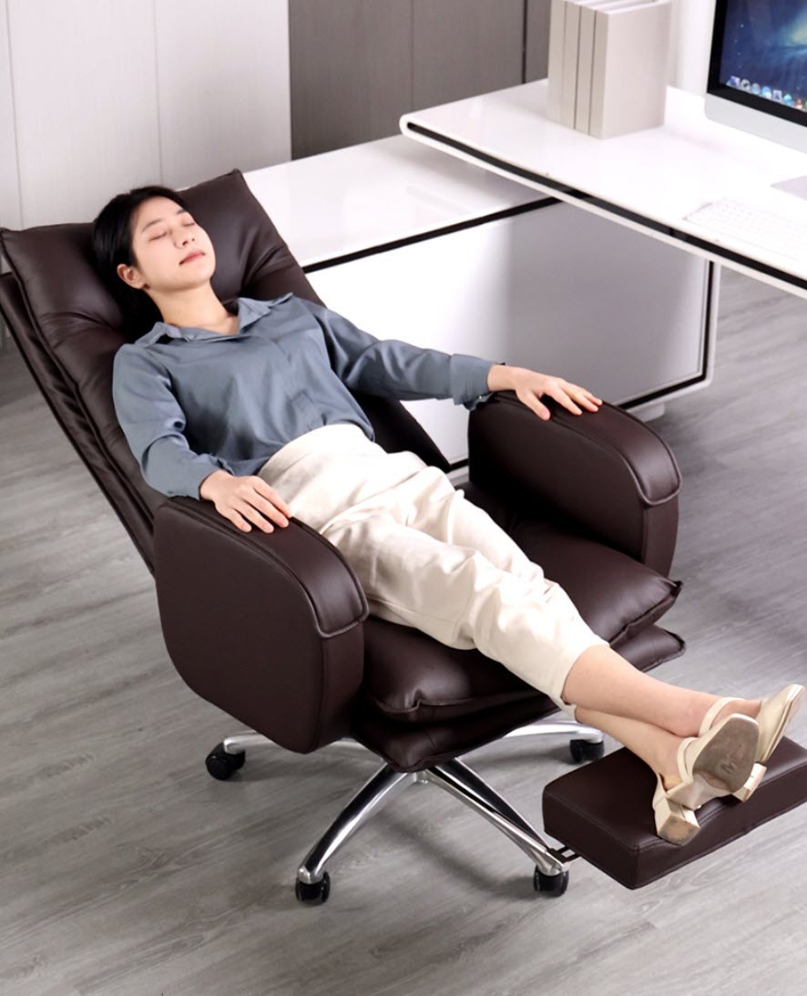 Ghế CEO ghế làm việc thư giãn Lectra WY001 ngả lưng 170 độ có gác chân