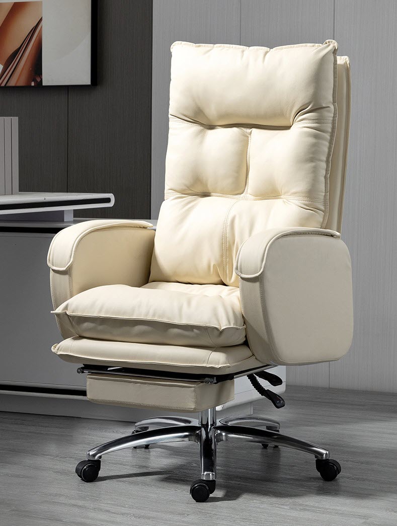 Ghế CEO ghế làm việc thư giãn Lectra WY001 ngả lưng 170 độ có gác chân