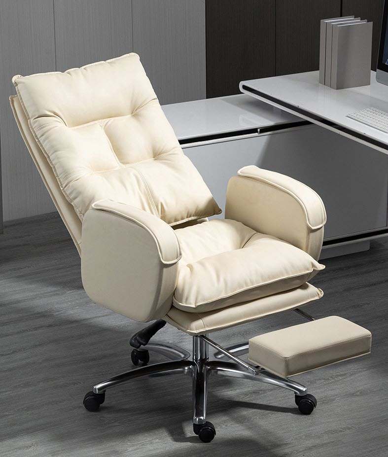 Ghế CEO ghế làm việc thư giãn Lectra WY001 ngả lưng 170 độ có gác chân