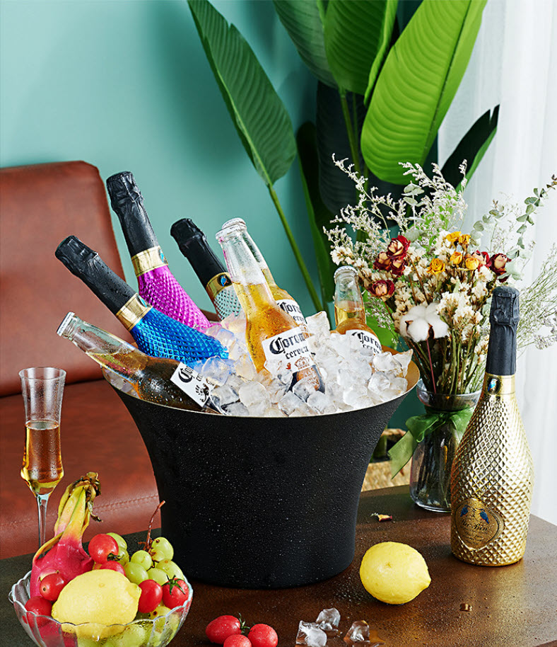 Xô đá xô ướp vang ướp bia cho nhà hàng inox 304 Millai ML2427