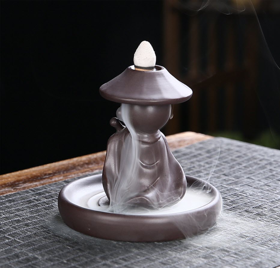 Lư đốt trầm hương tháp đốt nhang trầm Hiệp Sĩ Nandou XL0097