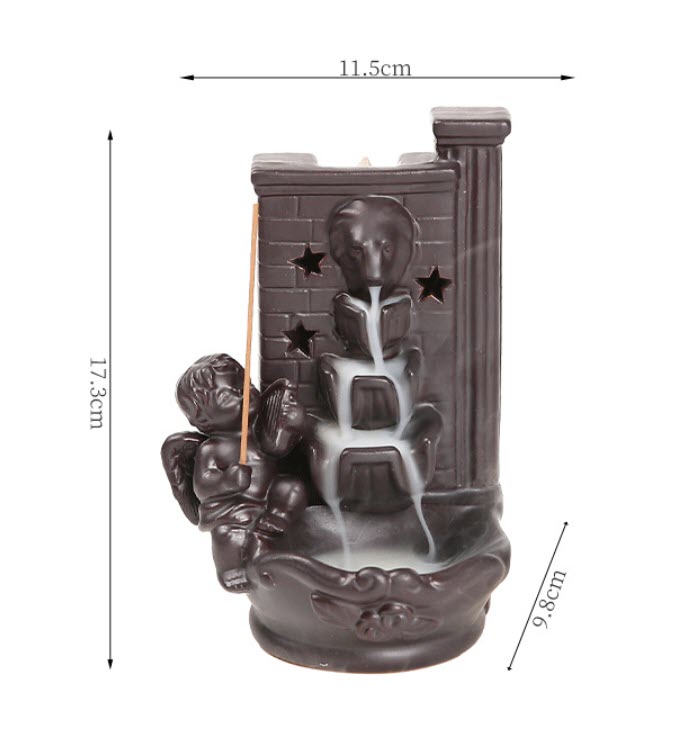 Tháp đốt trầm hương lư đốt nhang trầm Nandou XL0106