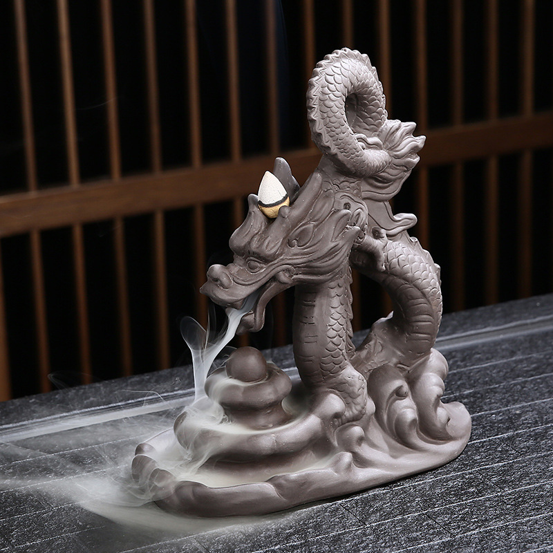 Tháp đốt nhang trầm lư đốt trầm hương Dragon Nandou XL0108