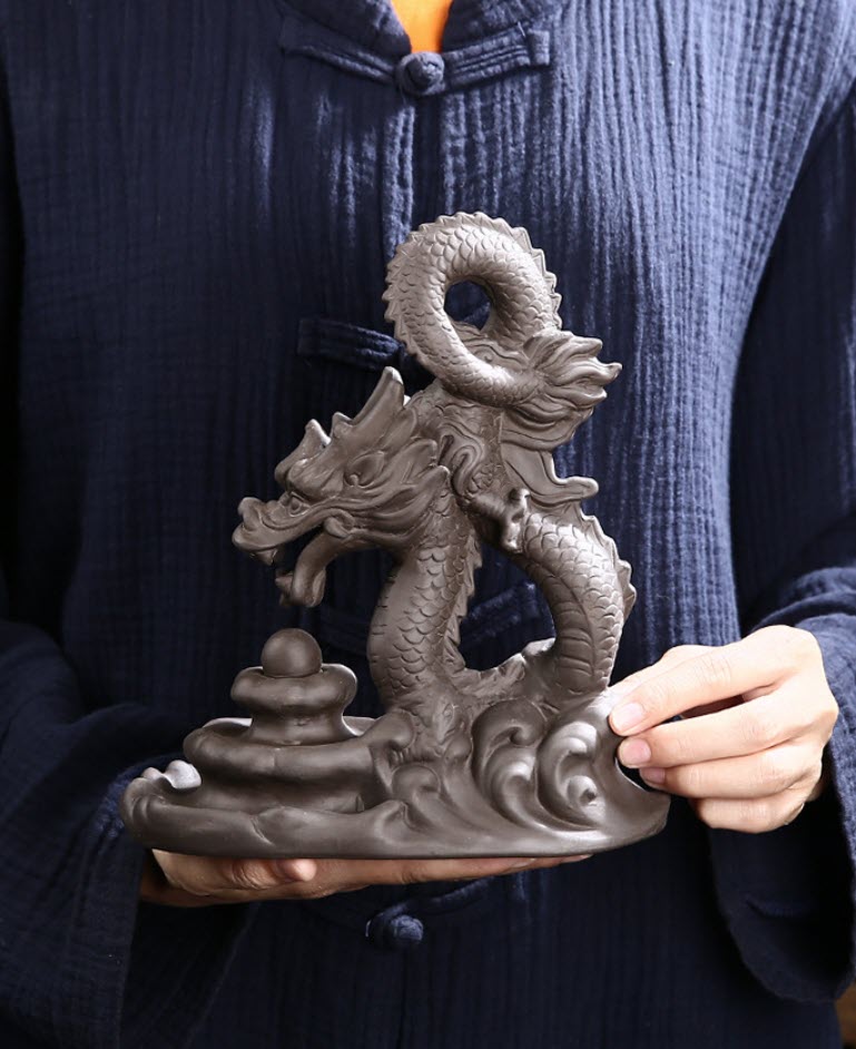 Tháp đốt nhang trầm lư đốt trầm hương Dragon Nandou XL0108