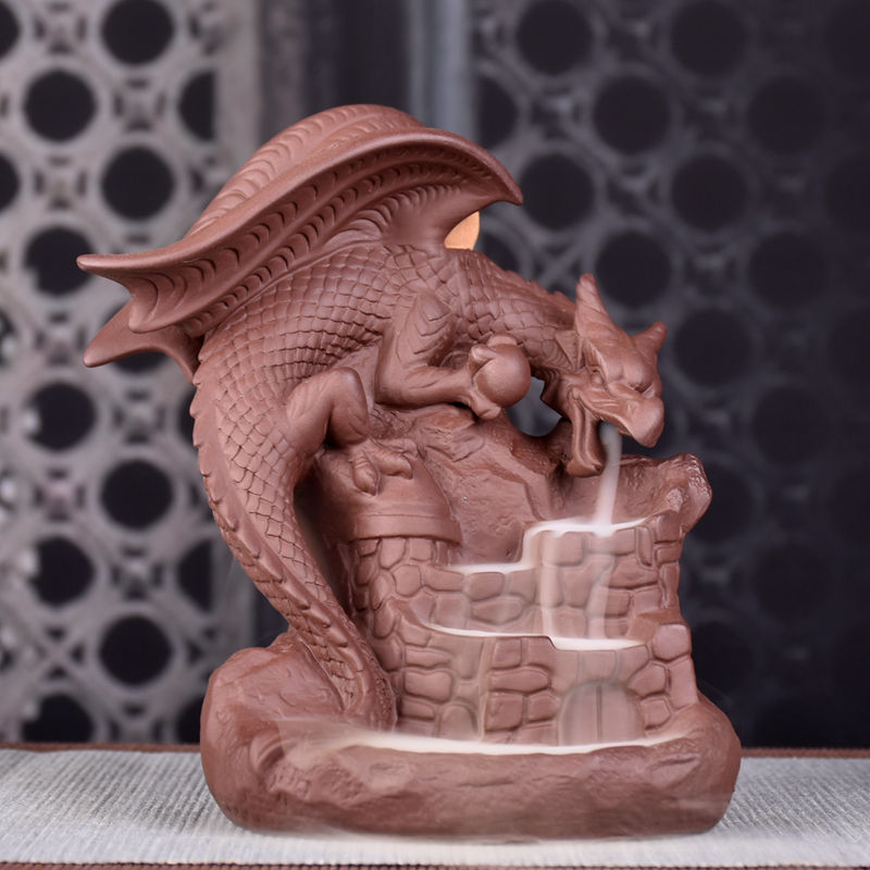 Tháp đốt trầm hương lư đốt nhang trầm Dragon Nandou XL0021