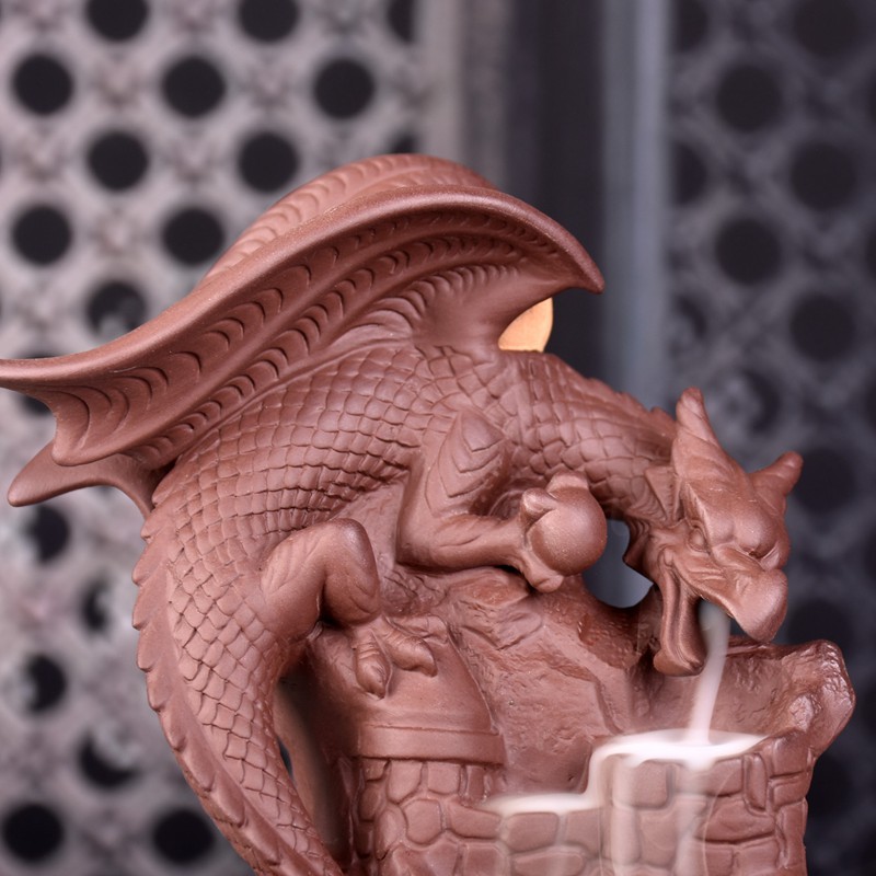 Tháp đốt trầm hương lư đốt nhang trầm Dragon Nandou XL0021