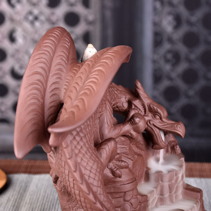 Tháp đốt trầm hương lư đốt nhang trầm Dragon Nandou XL0021