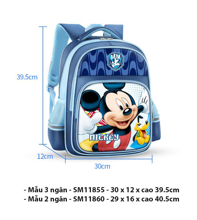 Balo học sinh cặp đi học họa tiết hoạt hình Disney SM11855