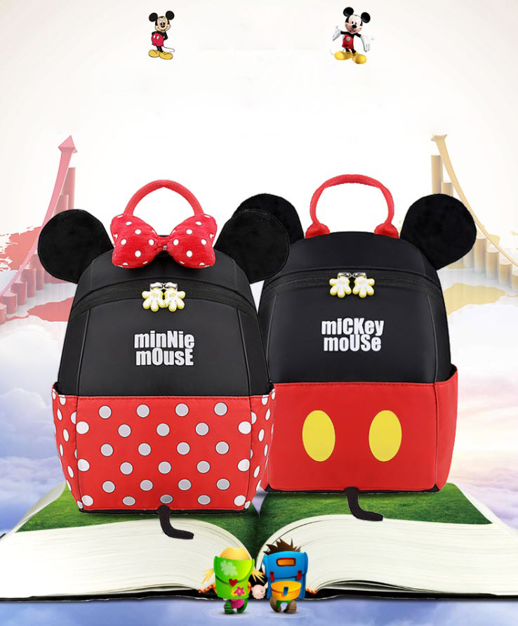 Balo học sinh mẫu giáo 1 - 5 tuổi họa tiết Mickey Disney TGMB0159