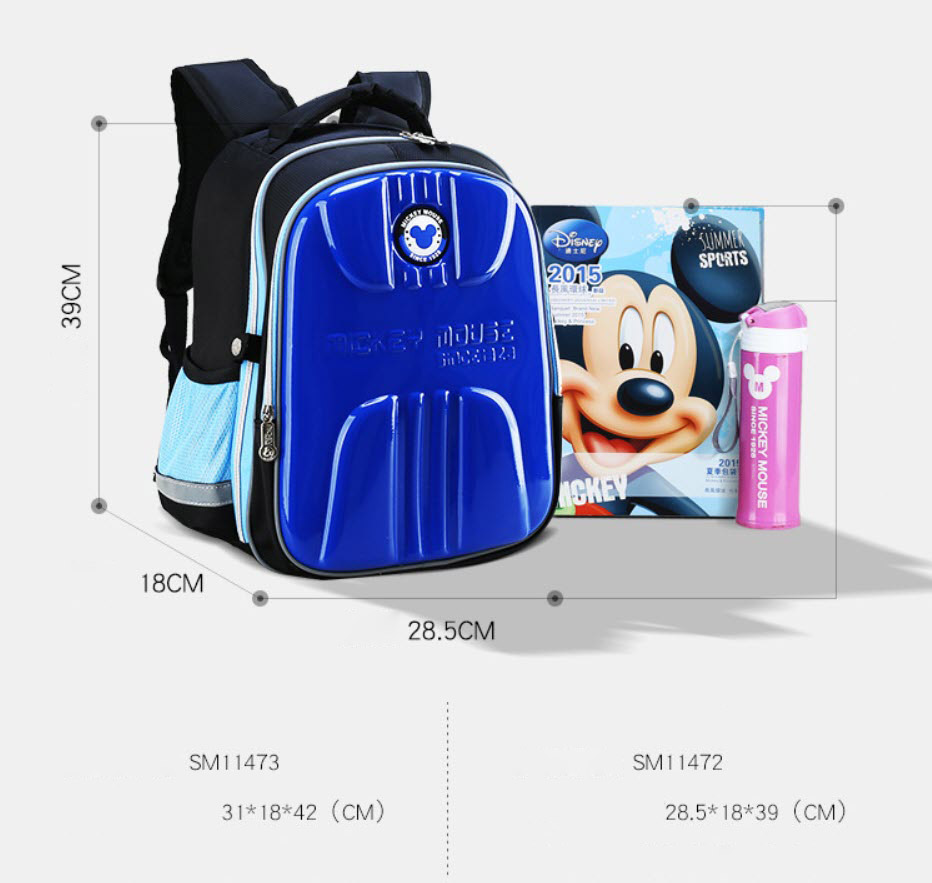 Balo học sinh chống gù 3D Mickey Disney SM11472