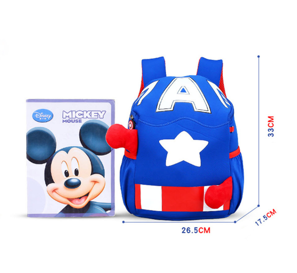 Balo học sinh mẫu giáo Marvel Disney BA5030