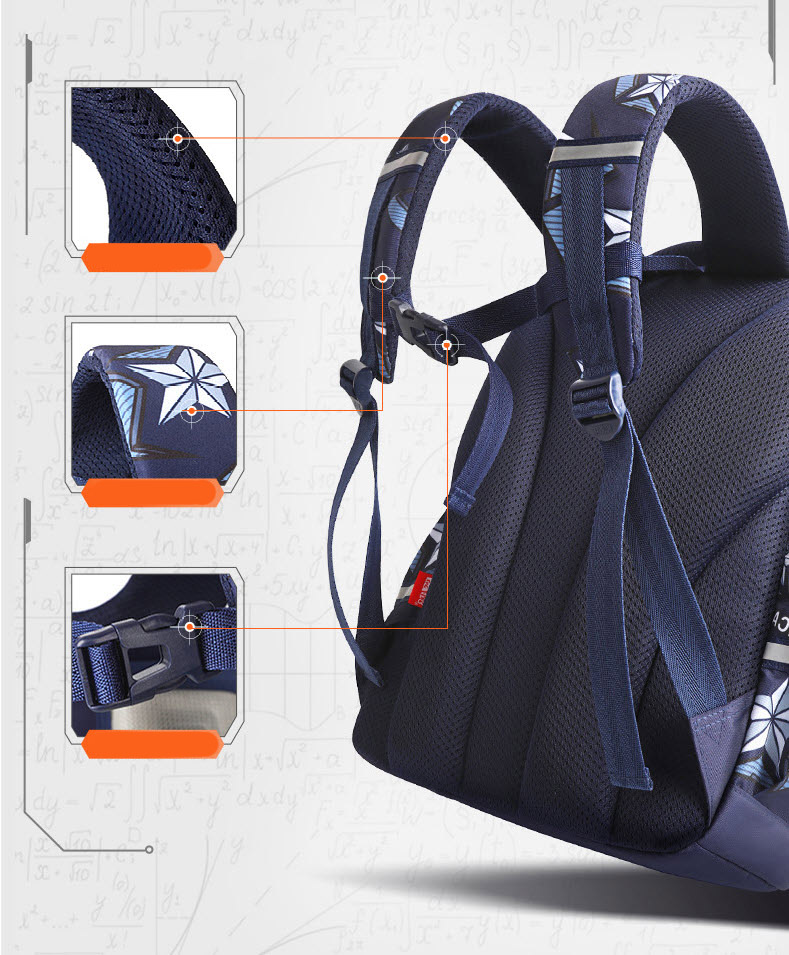 Balo học sinh lớp 3-6 Marvel style 2022 Disney BA5850