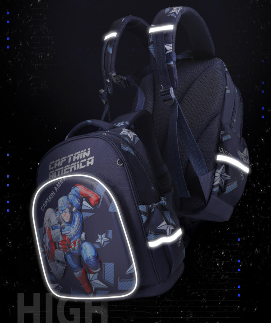Balo học sinh lớp 3-6 Marvel style 2022 Disney BA5850